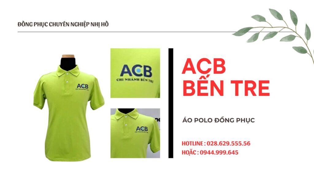 Giải Pháp May Áo Thun Cá Sấu Đồng Phục Ngân Hàng ACB