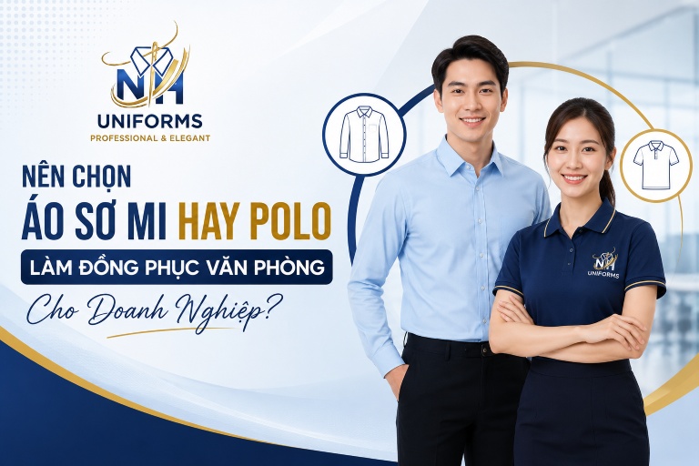 Nên Chọn Áo Sơ Mi Hay Polo Làm Đồng Phục Văn Phòng Cho Doanh Nghiệp?