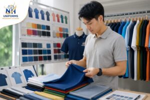 Đặt áo thun đồng phục: đọc hiểu chất vải trước khi chốt