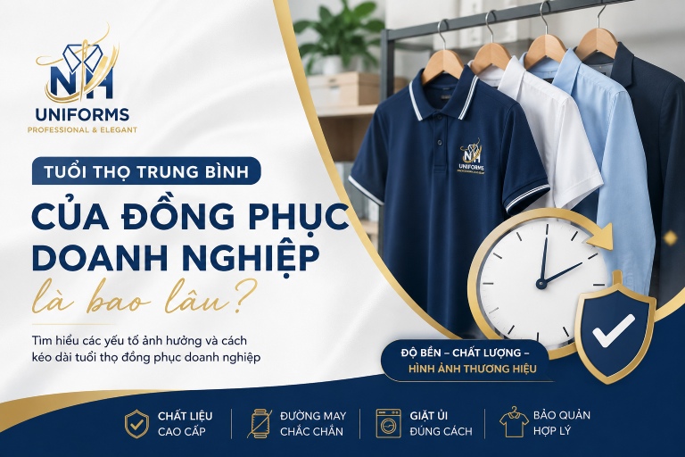 Tuổi thọ trung bình của đồng phục doanh nghiệp là bao lâu?